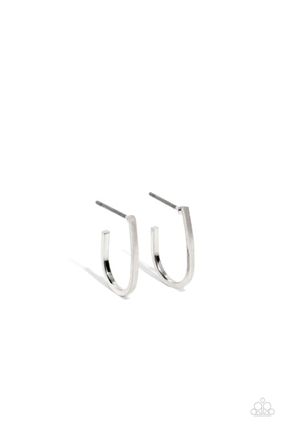 Admirable Arches - Silver Mini Hoops