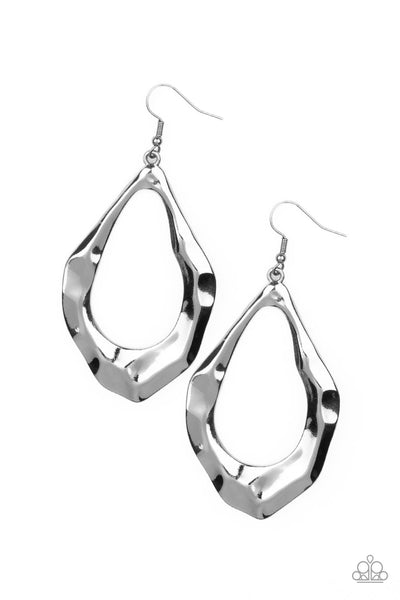 Industrial Imperfection - Black Earrings