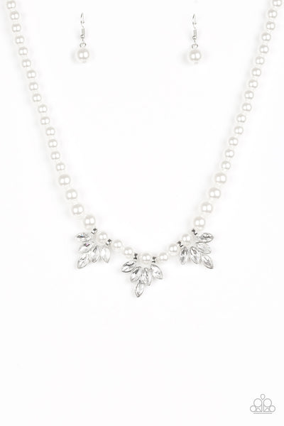 Society Socialite - White Necklace