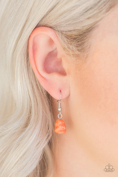 Quarry Trail - Orange Necklace