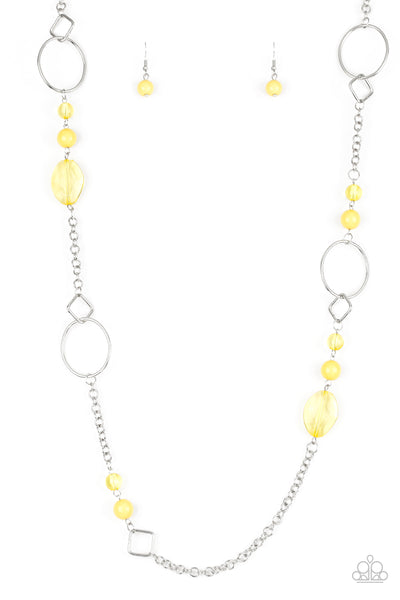 Very Visionary - Yellow Necklace
