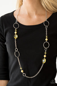 Very Visionary - Yellow Necklace