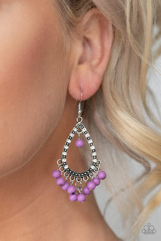 Positively Prismatic - Purple Earrings