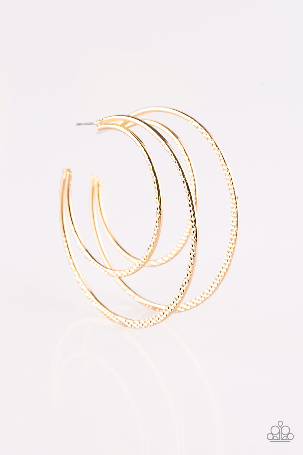 Drop It Like Its HAUTE - Gold Hoop Earrings