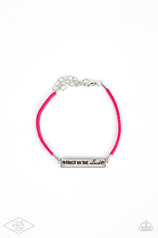 Have Faith - Pink Bracelet