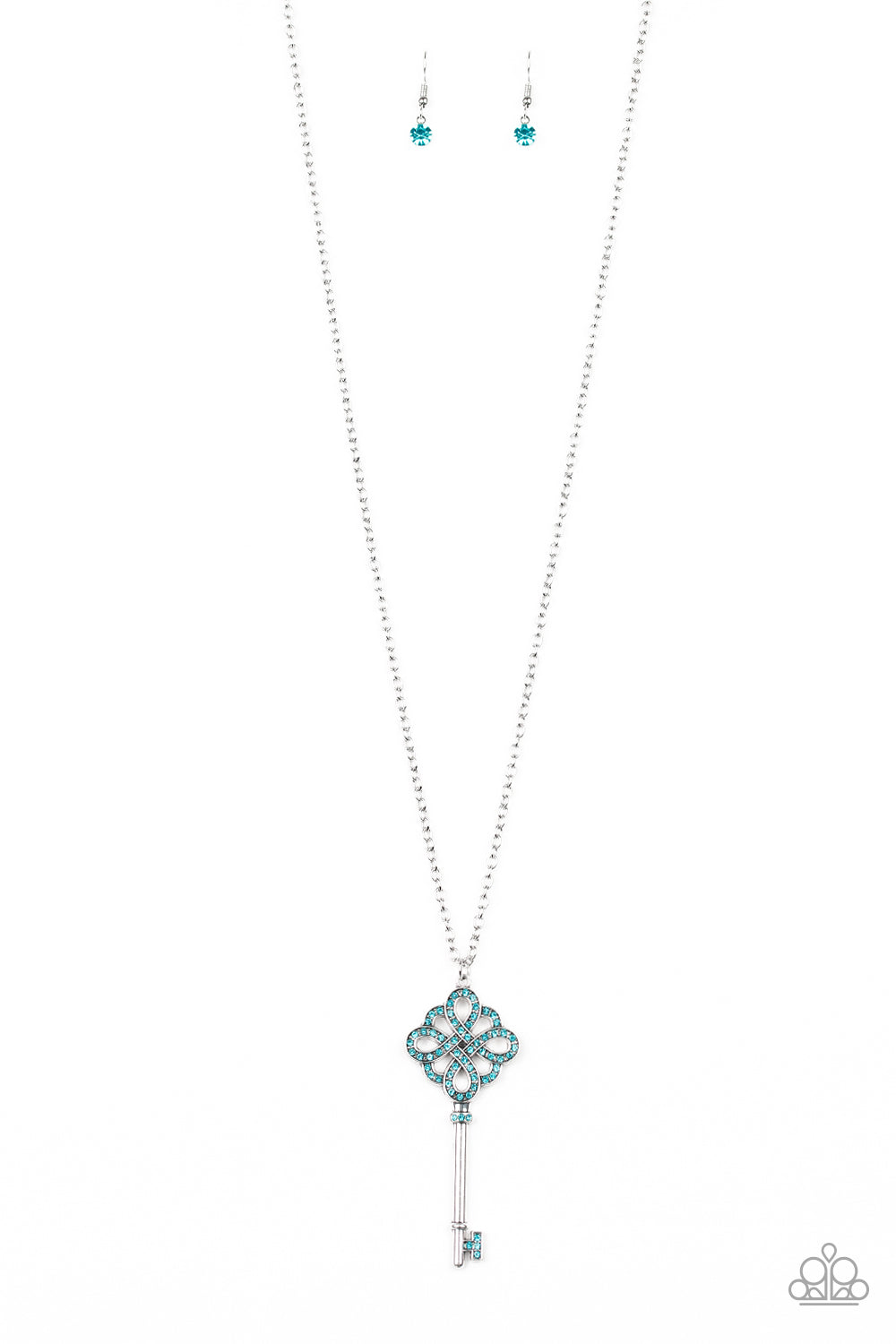 Unlocked - Blue Necklace