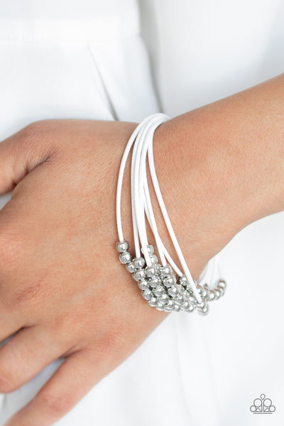 Mega Magnetic - White Bracelet