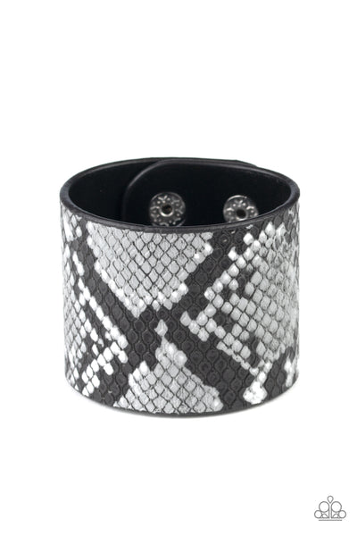 The Rest Is HISS-tory - Silver Wrap Urban Bracelet