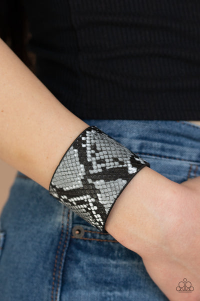 The Rest Is HISS-tory - Silver Wrap Urban Bracelet