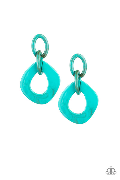 Torrid Tropicana - Blue Post Earrings