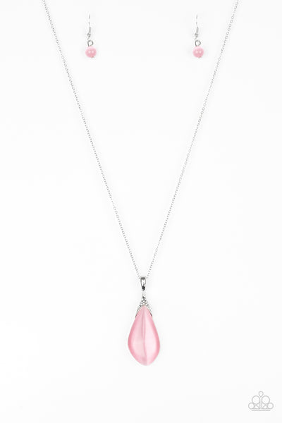 Friends In GLOW Places - Pink Necklace