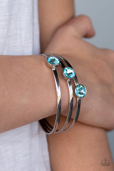 Be All You Can BEDAZZLE - Blue Bracelet