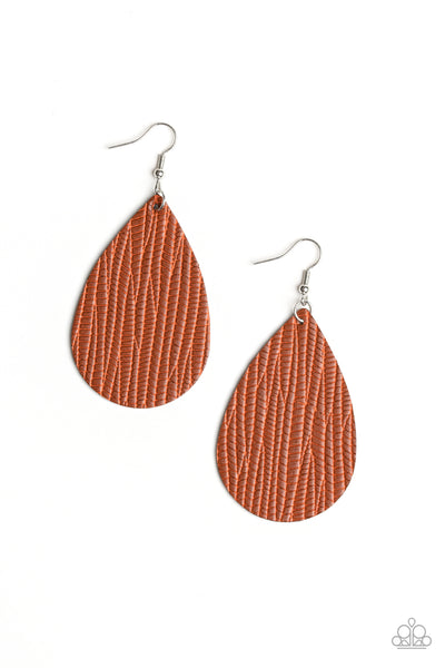 Natural Resource - Brown Earrings