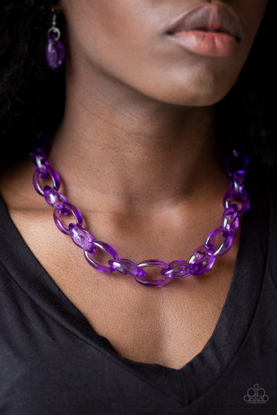 Ice Queen - Purple Necklace