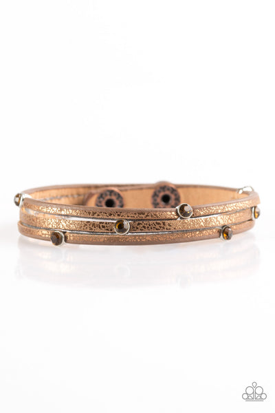 Drop A SHINE - Copper Wrap Urban Bracelet