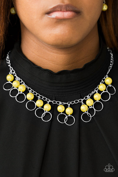 Run The Show - Yellow Necklace