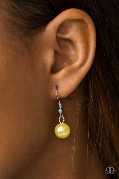 Run The Show - Yellow Necklace