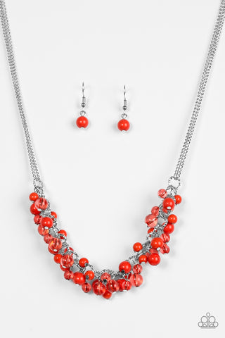 Boulevard Beauty - Red Necklace