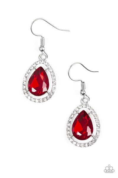 A One-GLAM Show - Red Earrings
