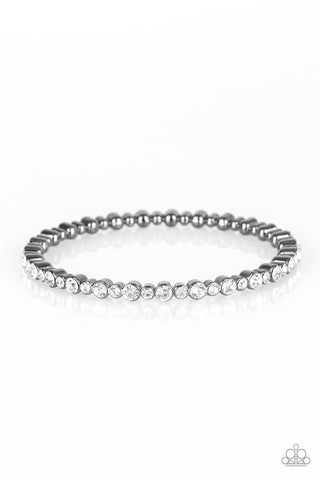 Seven Figure Fabulous - Black Bracelet