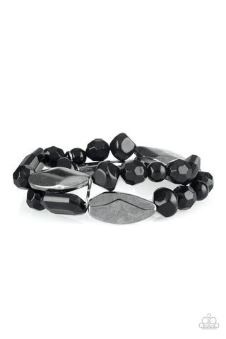 Rockin' Rock Candy - Black Bracelet