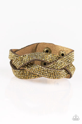 Nice Girls Finish Last - Brass Urban Bracelet