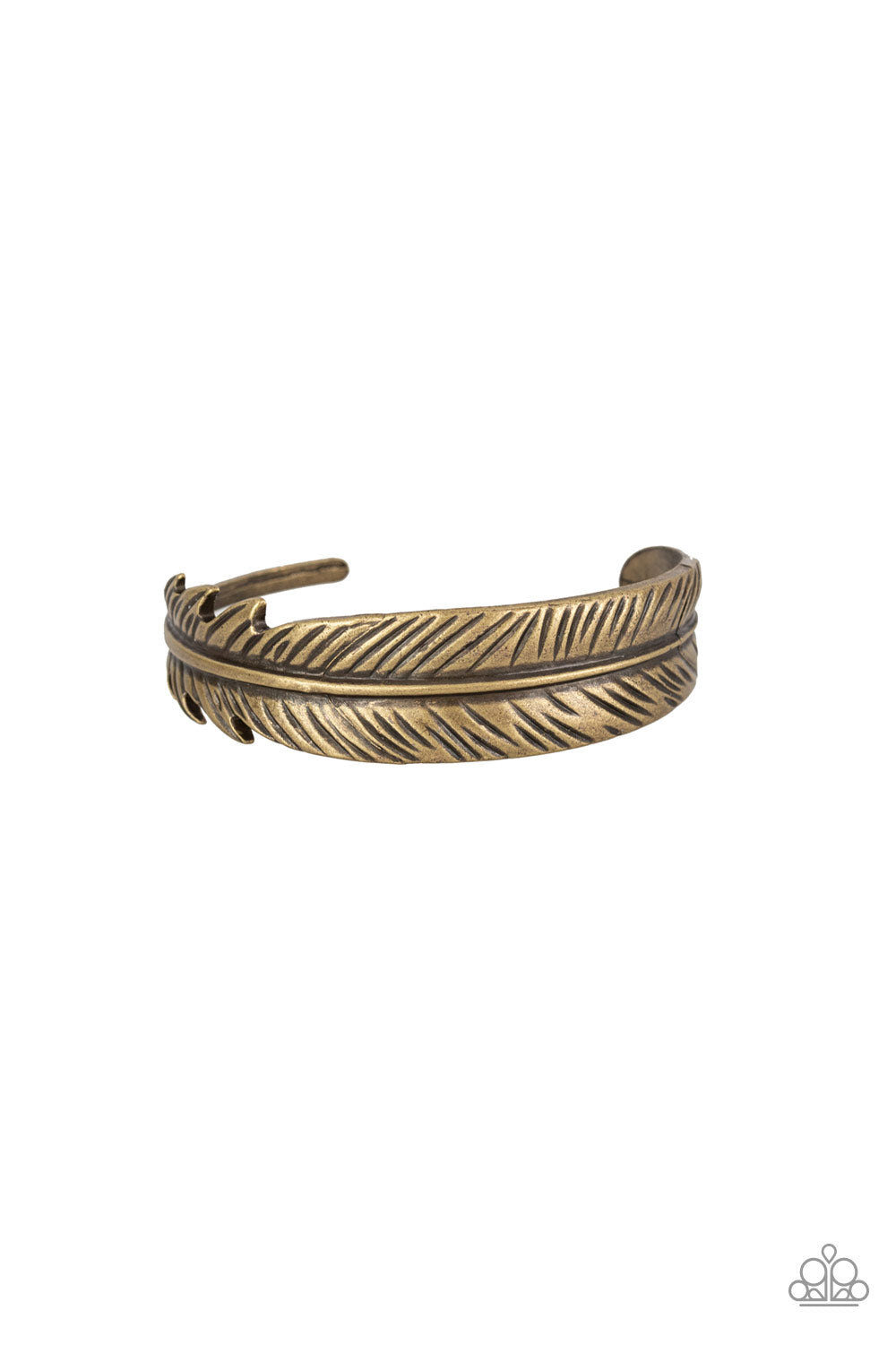 Tran-QUILL-ity - Brass Bracelet