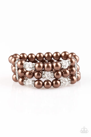 Undeniably Dapper - Brown Bracelet