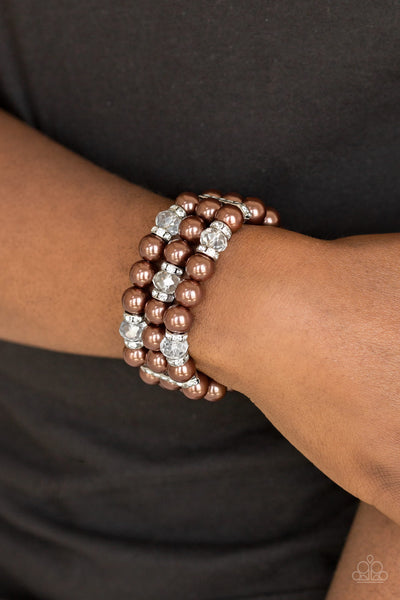 Undeniably Dapper - Brown Bracelet