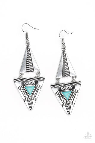 El Paso Edge - Blue Earrings