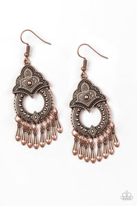 New Delhi Native - Copper Earrings
