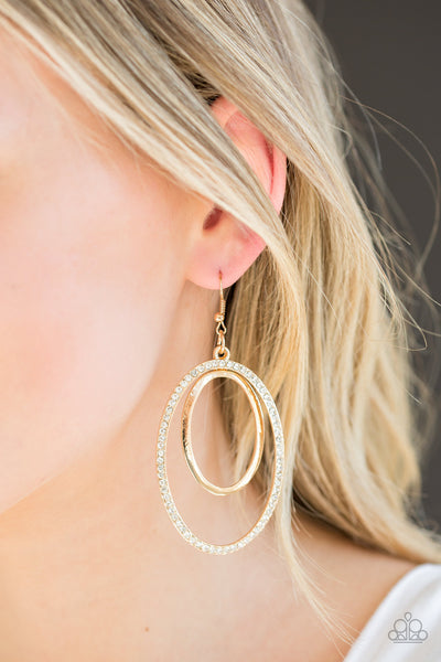 Wrapped In Wealth - Gold Earrings