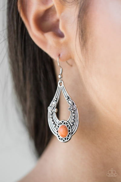 Sol Sonata - Orange Earrings