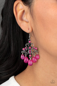 Dip It GLOW - Pink Earrings