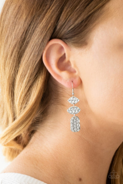 Nine to HIVE - Silver Earrings