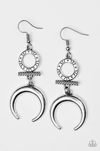 Majestically Moon Child - Silver Earrings