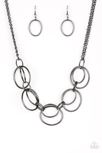Urban Orbit - Black Necklace