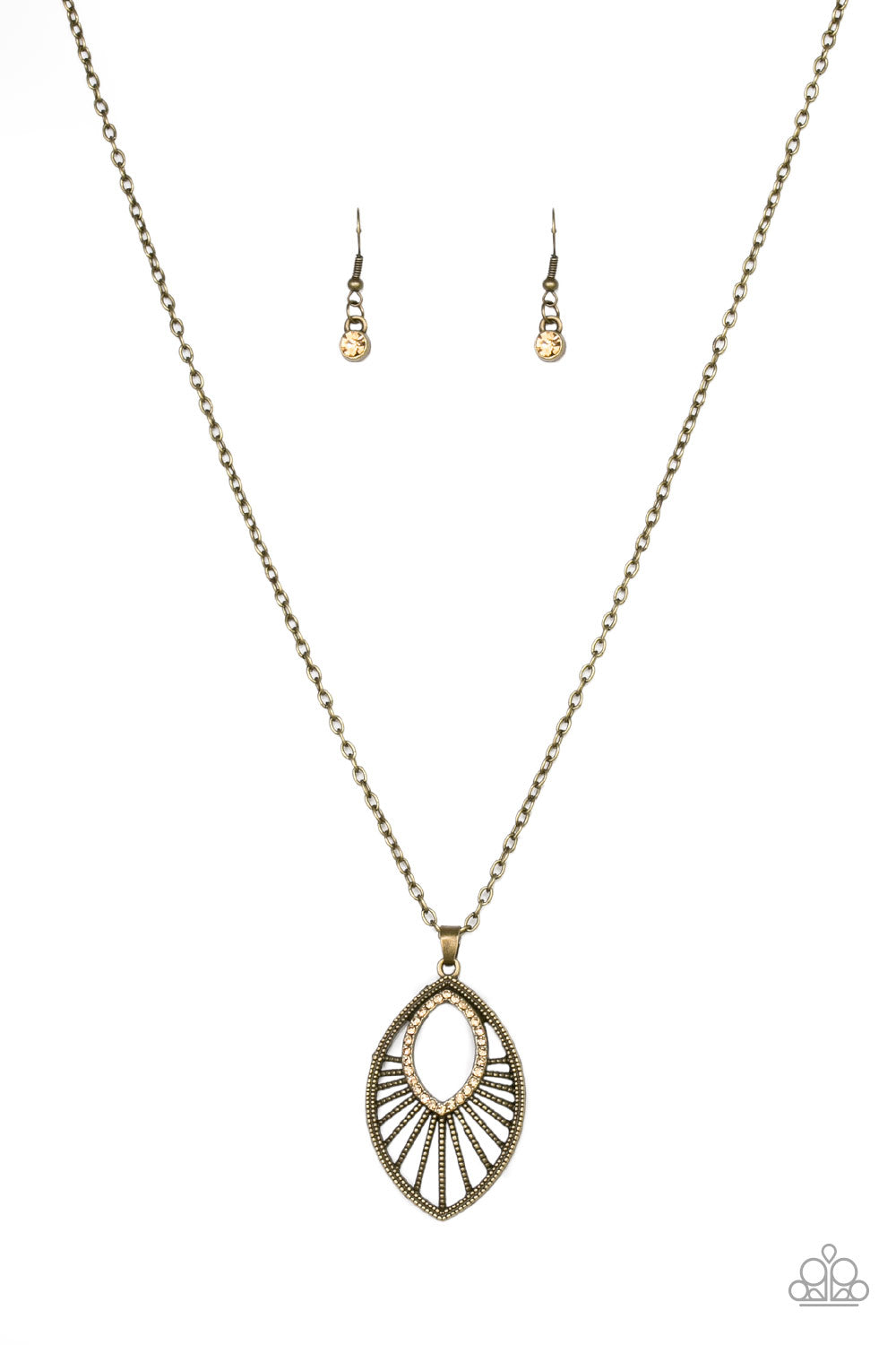 Court Couture - Brass Necklace