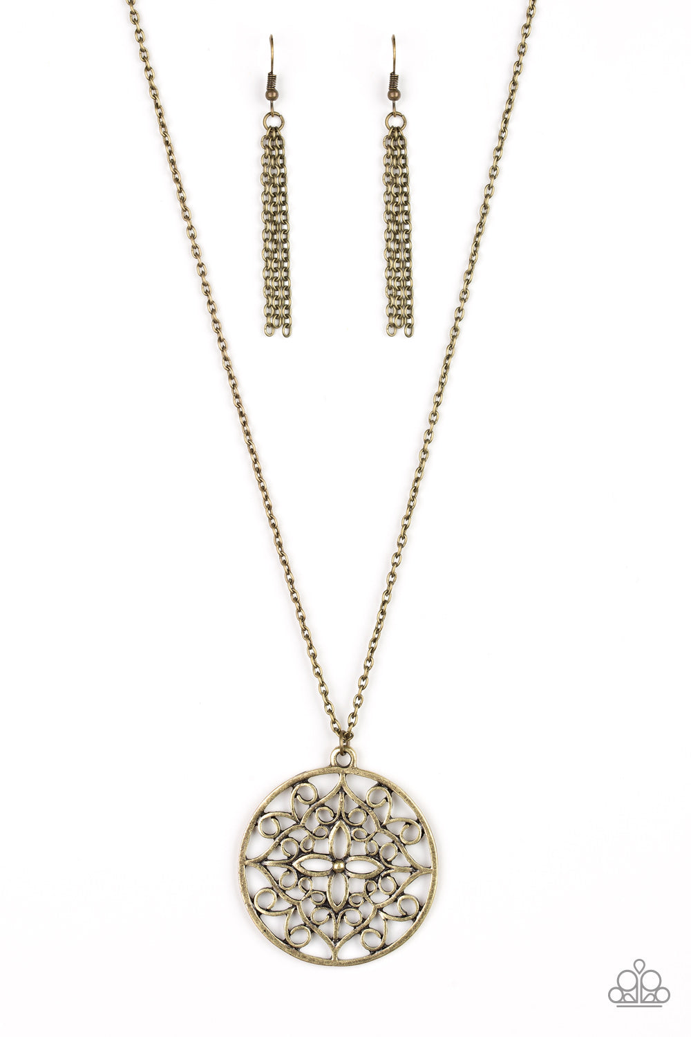 Mandala Melody - Brass Necklace