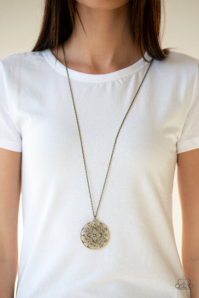 Mandala Melody - Brass Necklace