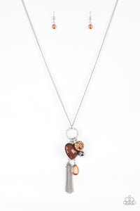 Haute Heartbreaker - Brown Necklace