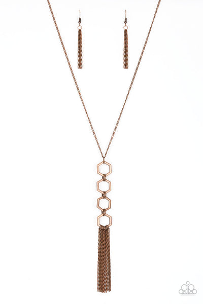 Ready, Set, GEO! - Copper Necklace