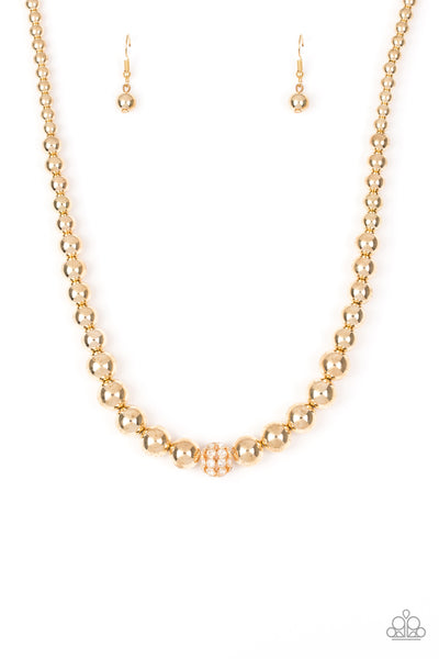High-Stakes FAME - Gold Necklace