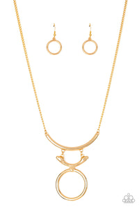 Walk Like An Egyptian - Gold Necklace