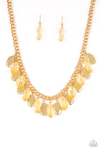 Fringe Fabulous - Gold Necklace
