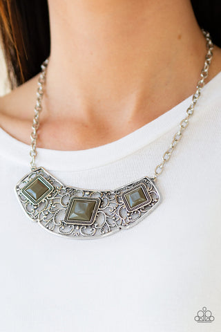 Feeling Inde-PENDANT- Green Necklace
