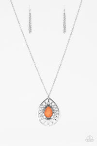 Summer Sunbeam - Orange Necklace