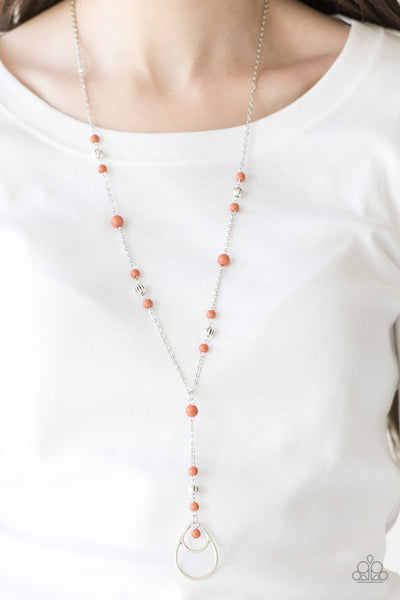 Sandstone Savannahs - Orange Necklace