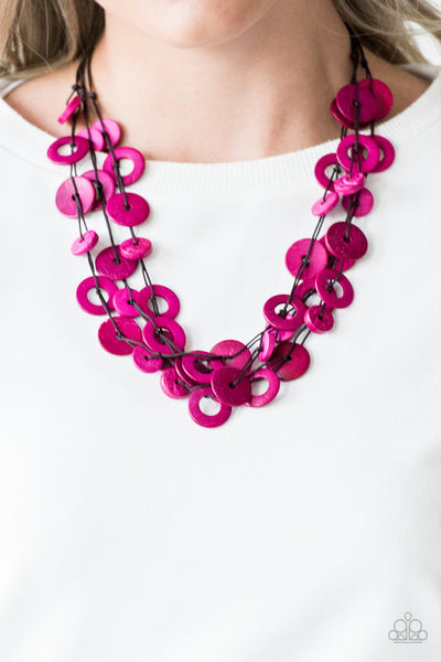 Wonderfully Walla Walla - Pink Necklace