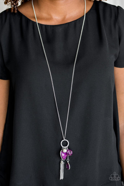 Haute Heartbreaker - Purple Necklace